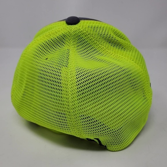 Richardson Mello Farms Flexfit Neon Color Block Cap Adjustable Hat Size XS-Small - Picture 4 of 11